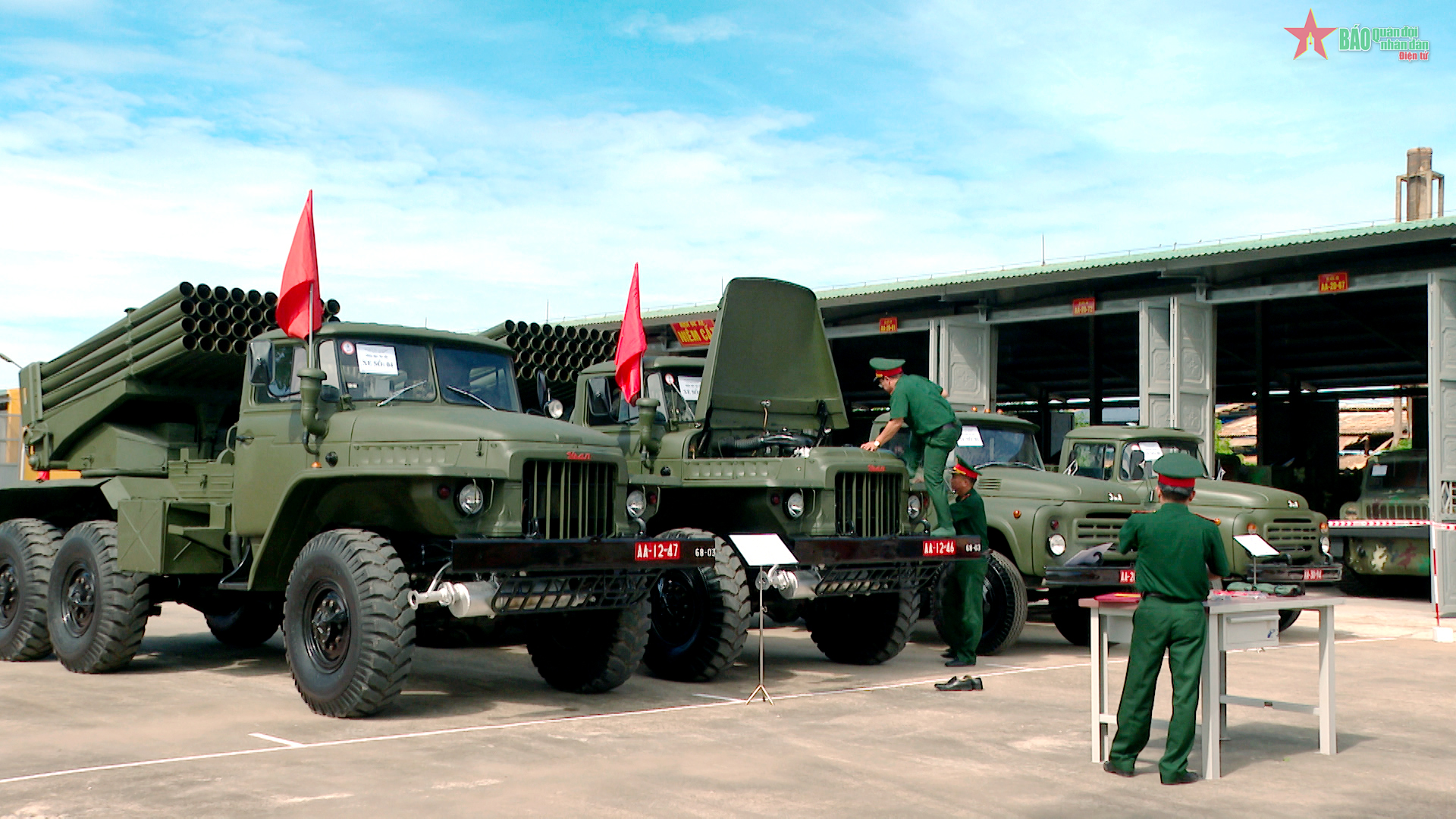 Lữ đoàn Pháo binh 368 thi xe tốt, lái xe giỏi toàn quân 2023